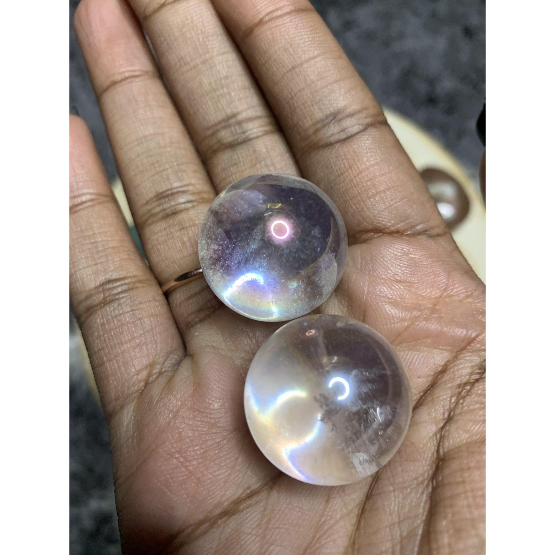 Angel Aura Quartz Mini Spheres - Astrolyszics