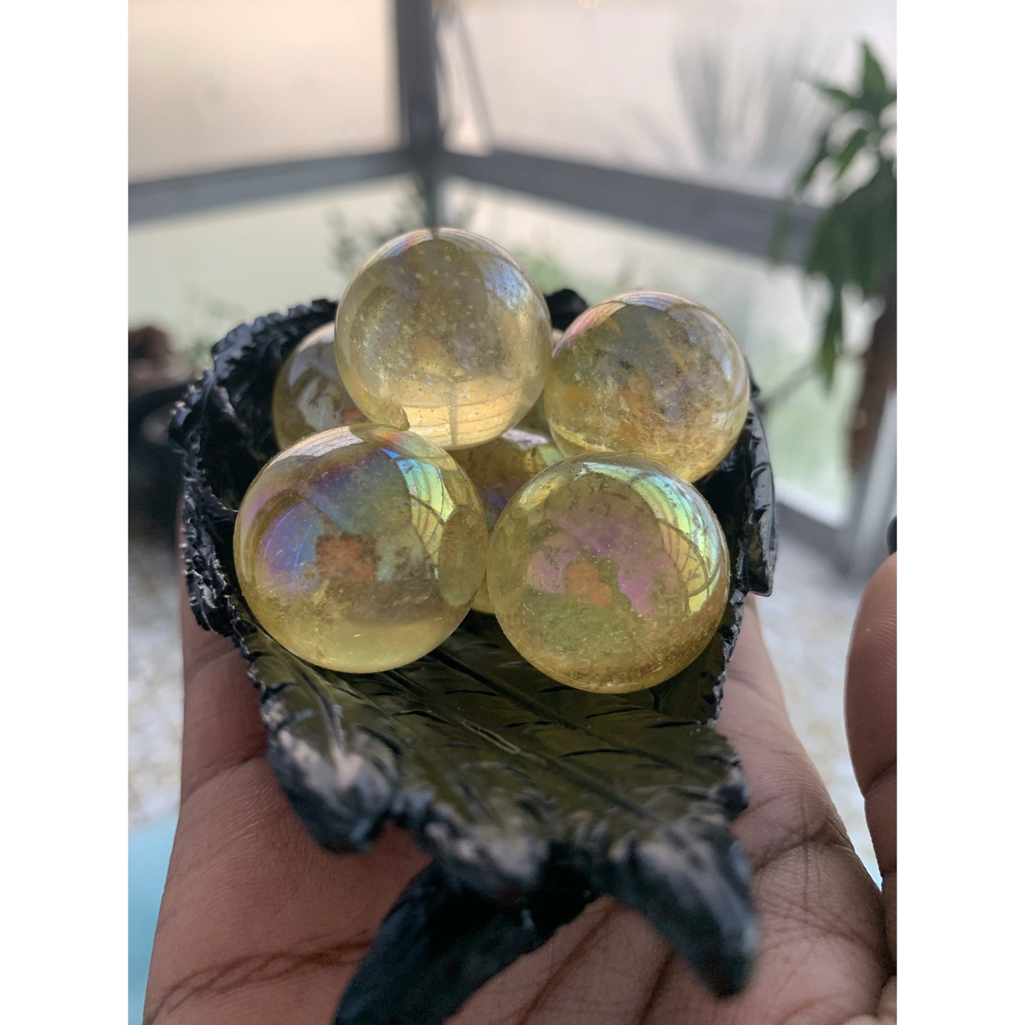 Angel Aura Quartz Mini Spheres - Astrolyszics