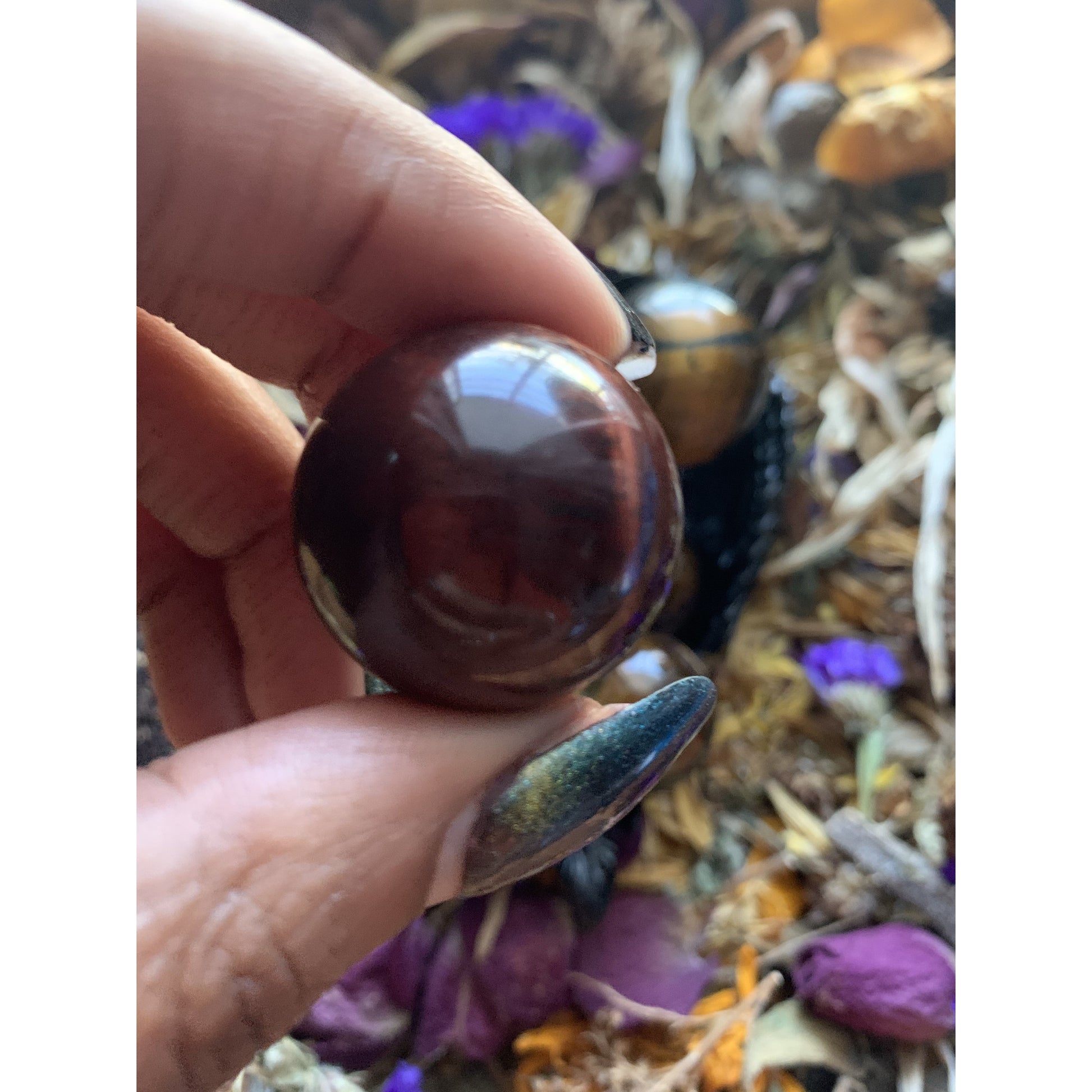 Tigers Eye Mini Spheres - Astrolyszics