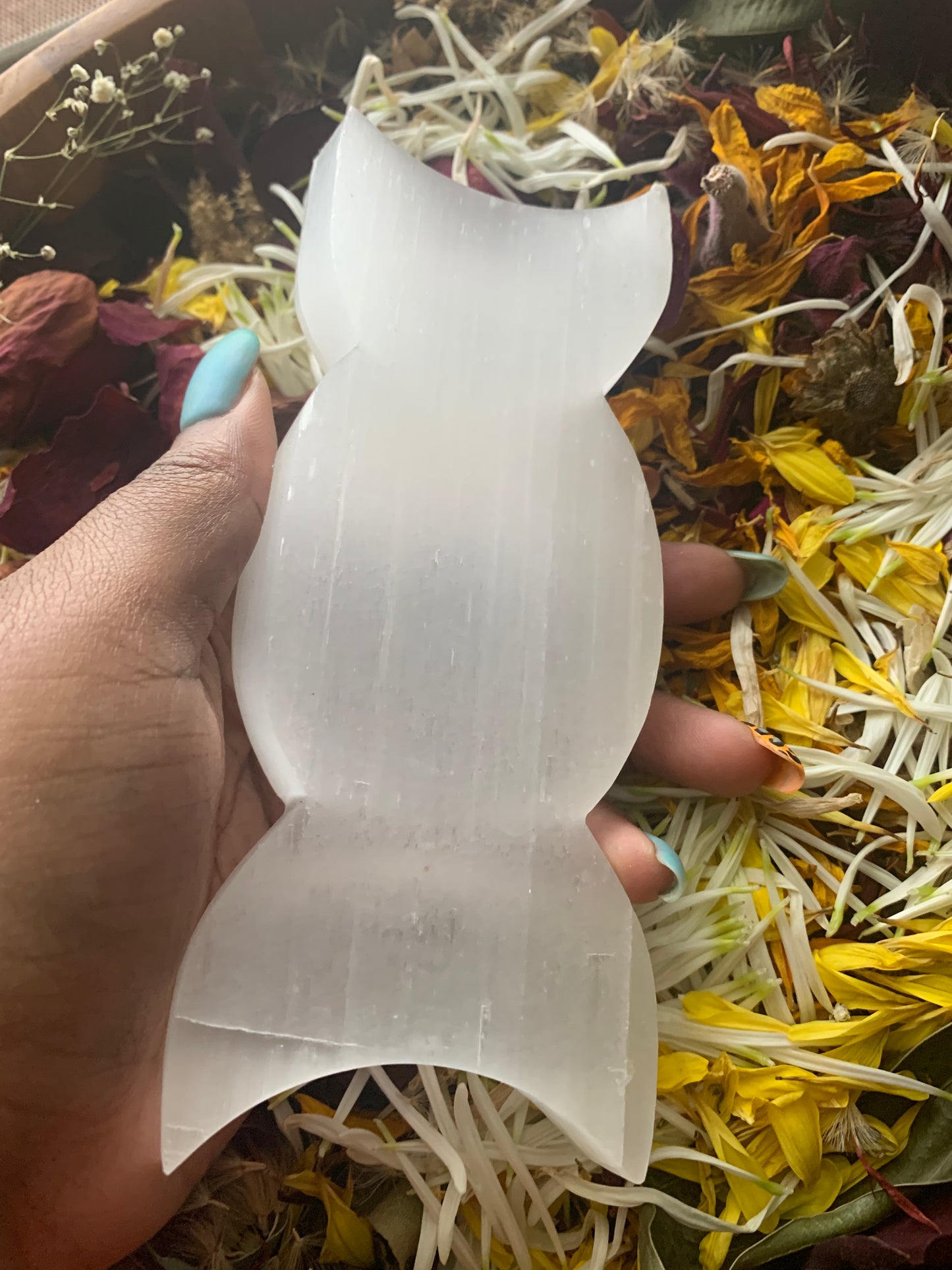 Selenite Charging Bowl - Astrolyszics