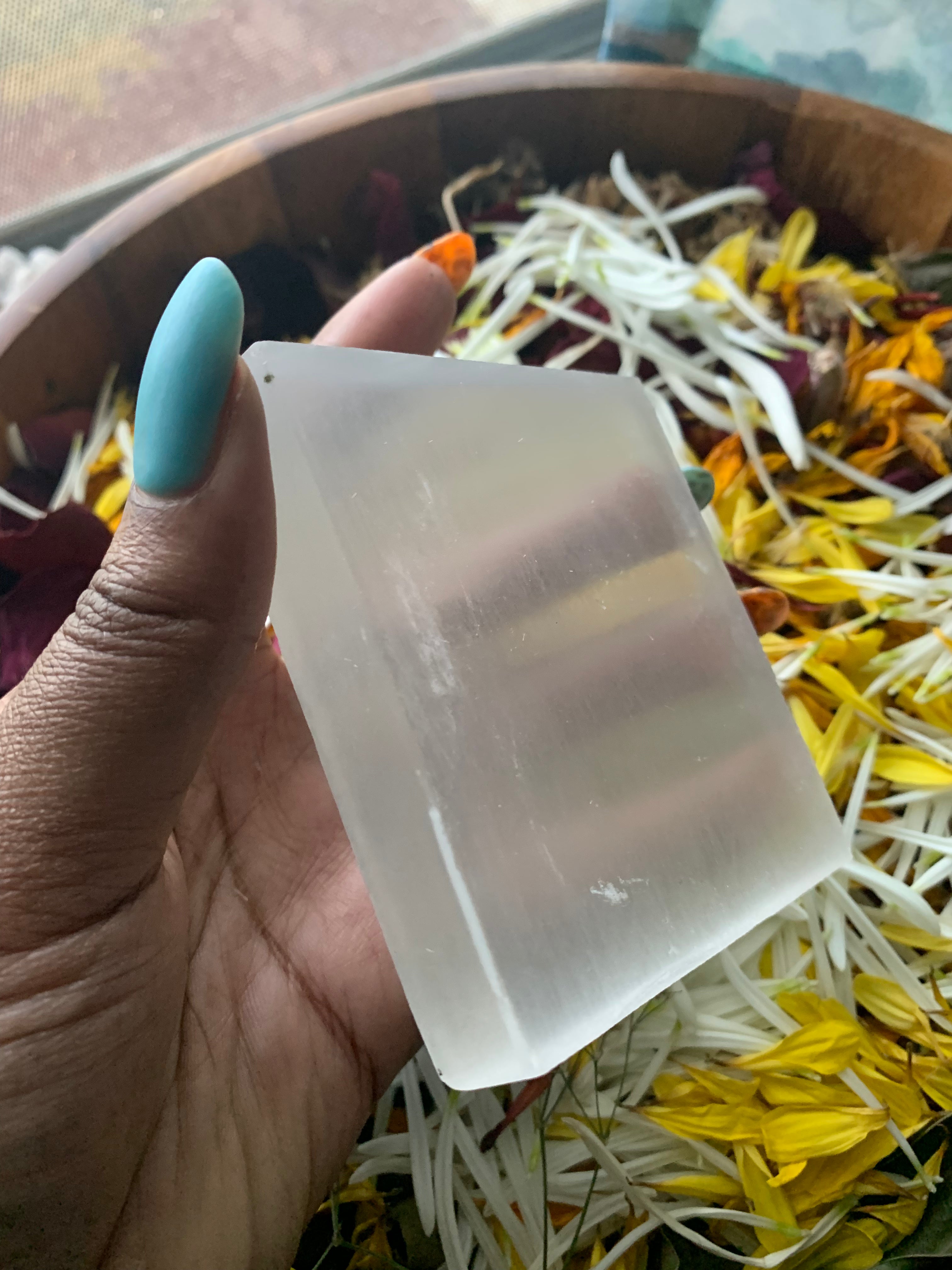 Selenite Slab - Astrolyszics