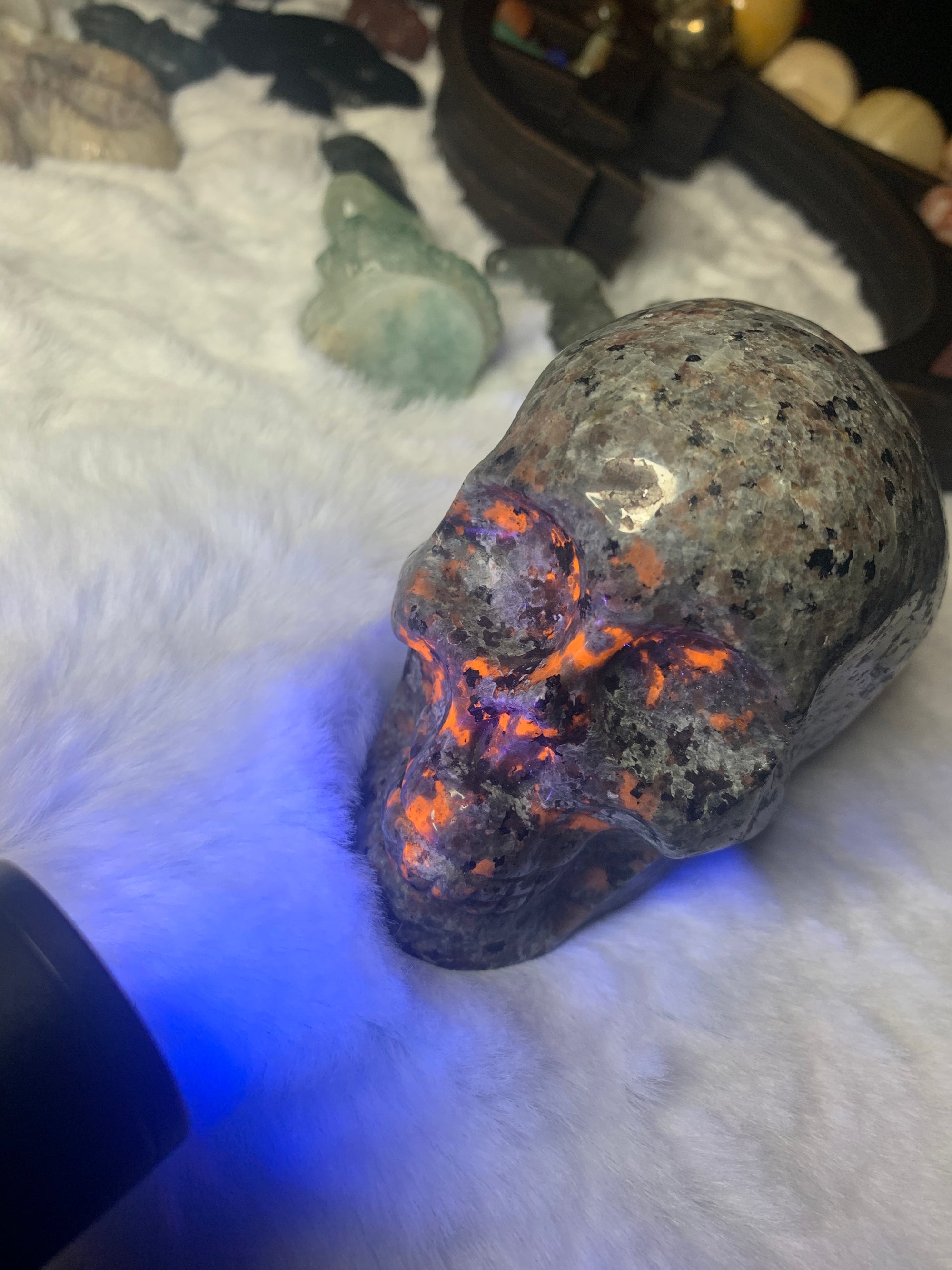 Yooperlite Pumpkin & Skull - Astrolyszics