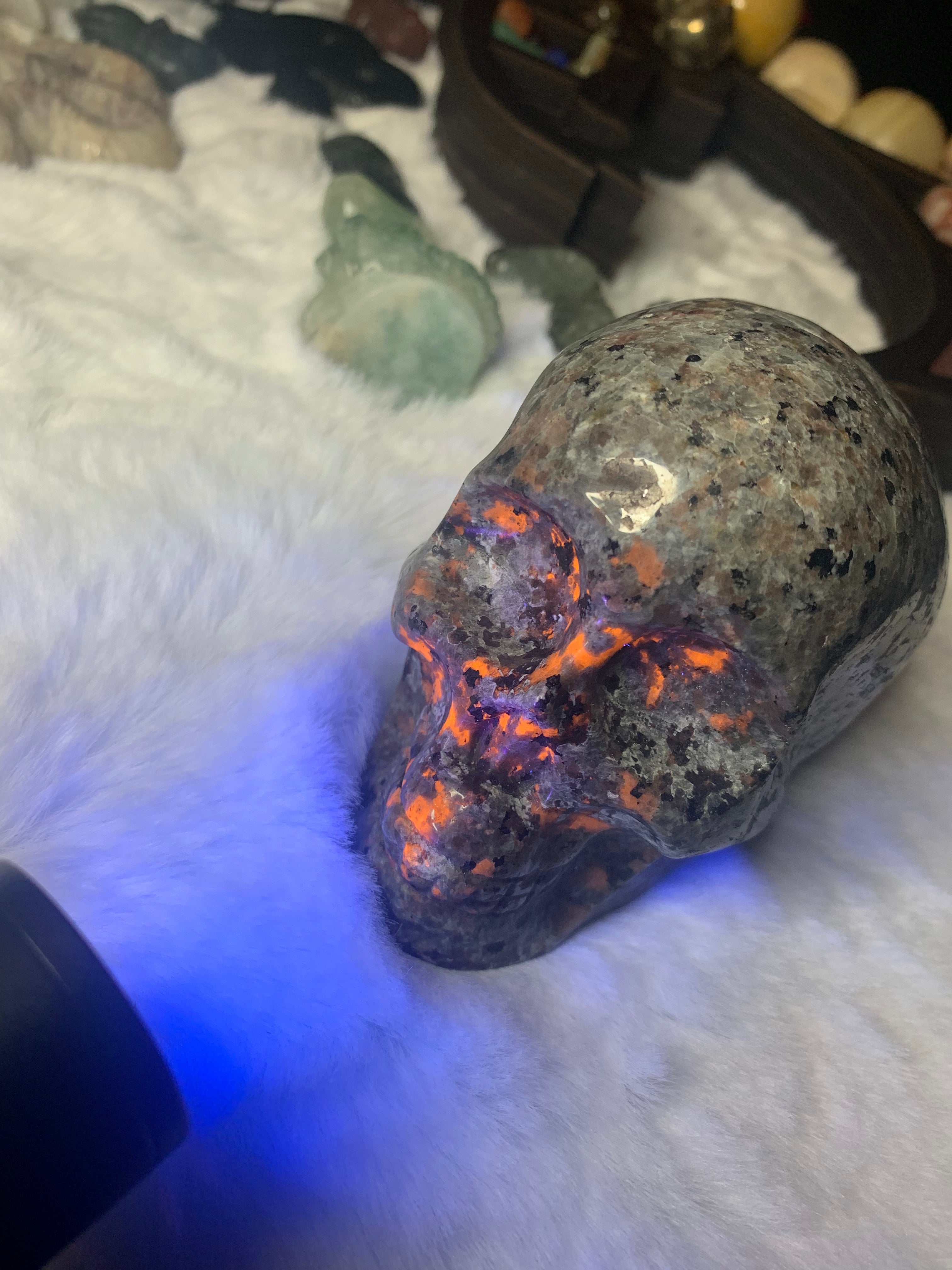 Yooperlite Pumpkin & Skull - Astrolyszics